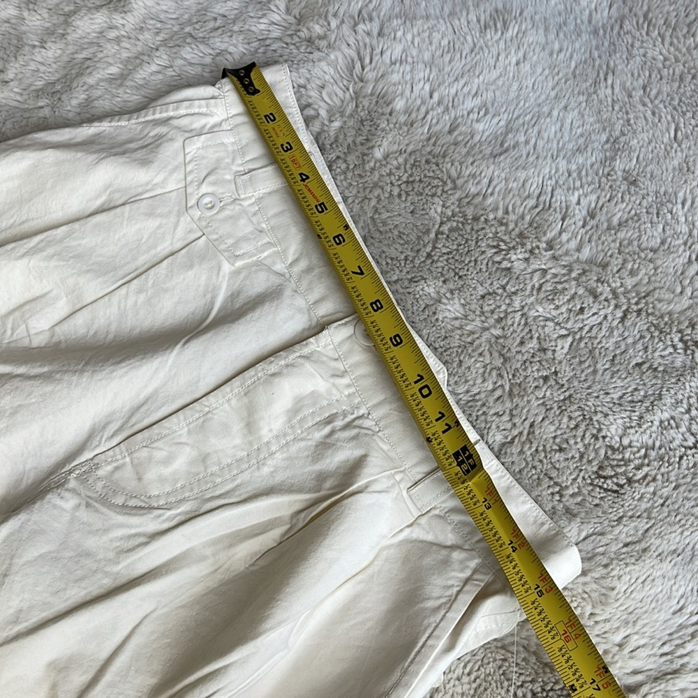 Free People high street Pleated  wide leg Shorts in optic white - Picture 9 of 10